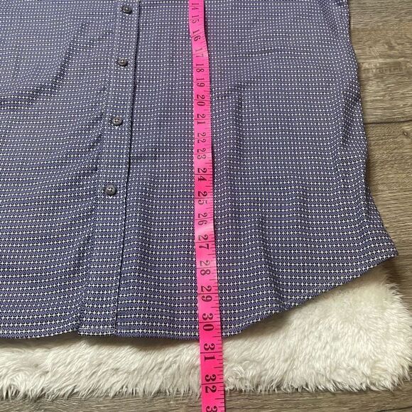 Robert Graham Modern Americana Purple Pattern Long Sleeve Shirt Mens 2XL - Picture 6 of 9